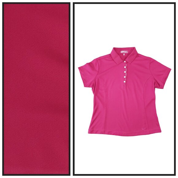 Nike Tops - Nike Golf Pink Dri-FIT Polo Womens Large